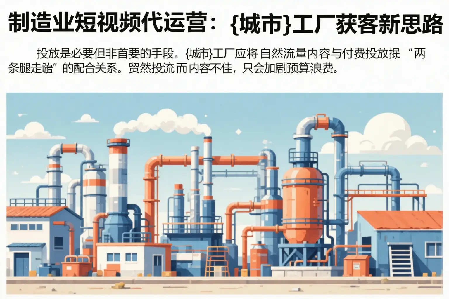 制造业短视频代运营:隆林工厂获客新思路